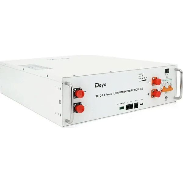Акумуляторна батарея Deye SE-G5.1 Pro-B LiFePO4 51.2V 100Ah BAT-AC0023 фото